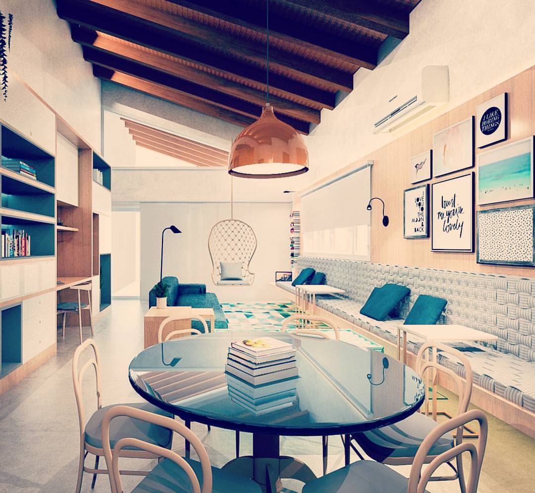 MOB Arquitetos - Sala com ambientes integrados, ideal para reunir a ...