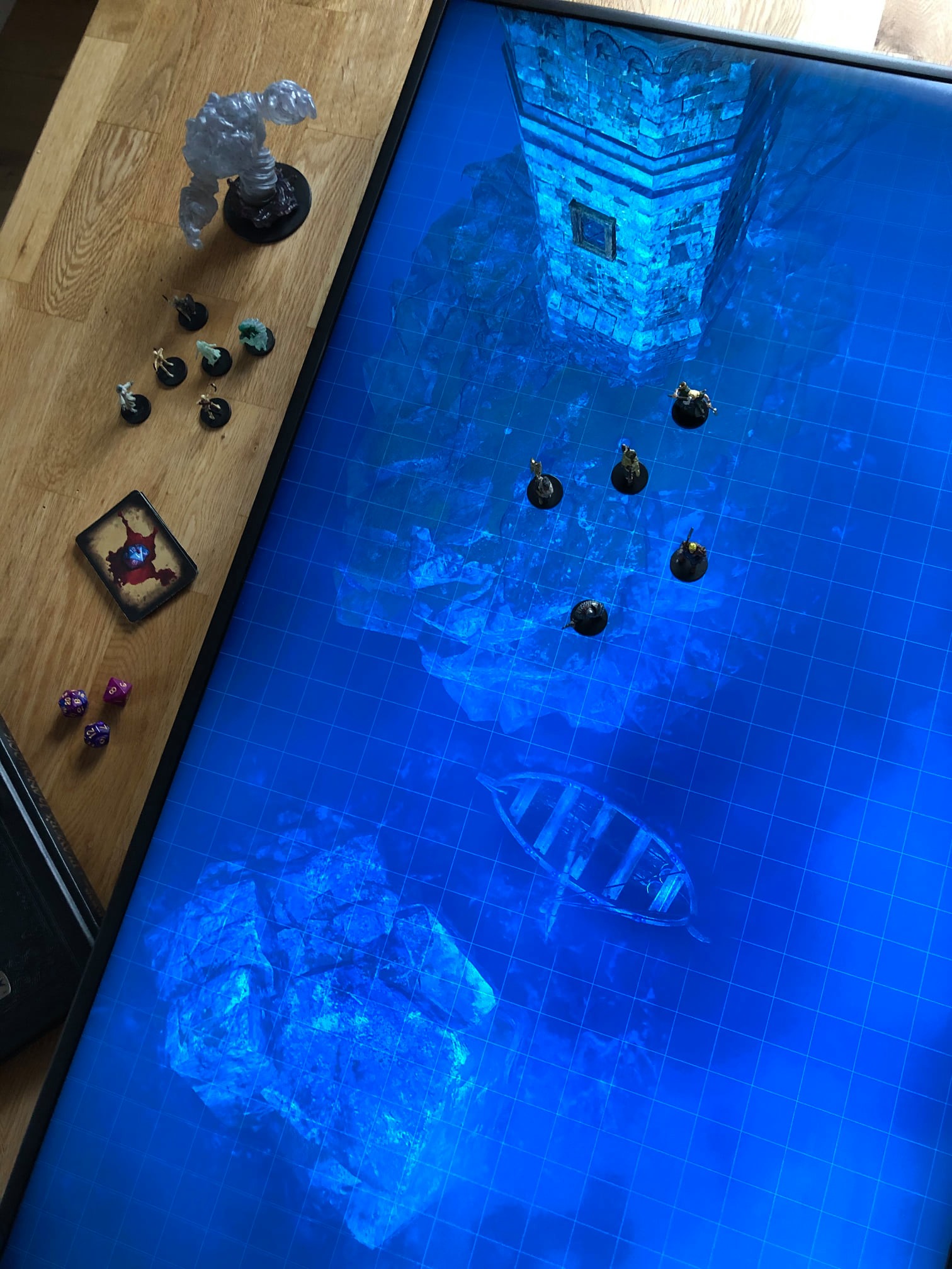 The Lighthouse • animated RPG map The wind whips the spray over the ...