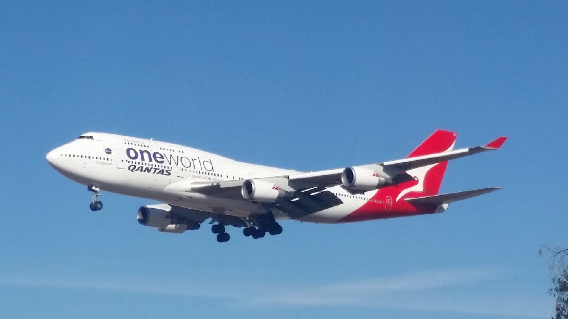 Qantas Boeing 747-438 promotion
