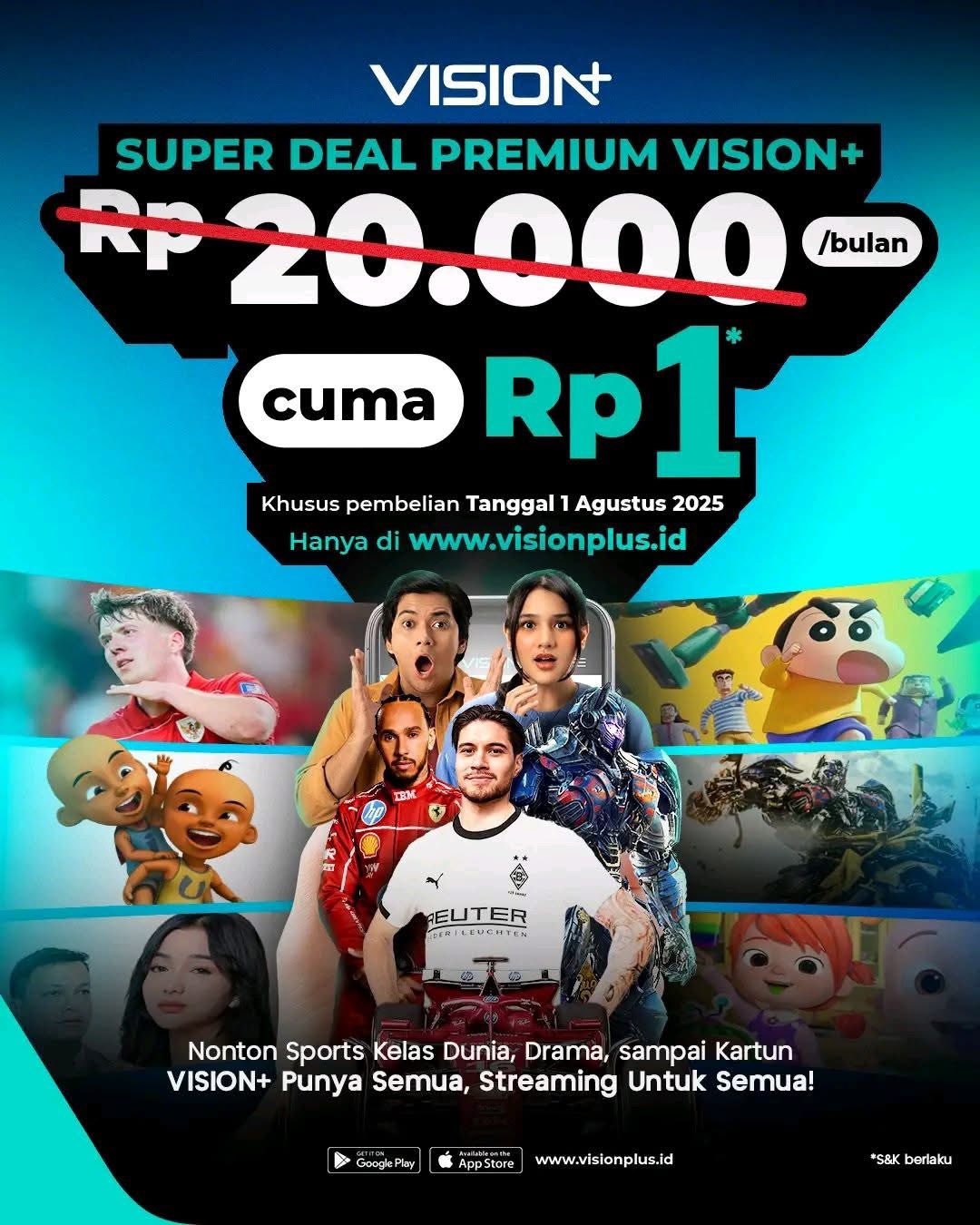 PEMBURU SAMPLE DAN BARANG GRATIS | Vision+ 1 bulan cuma Rp1 | Facebook