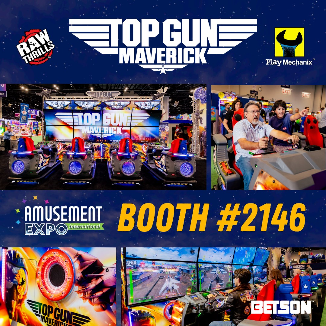Top Gun: Maverick Arcade from Raw Thrills and Play Mechanix puts