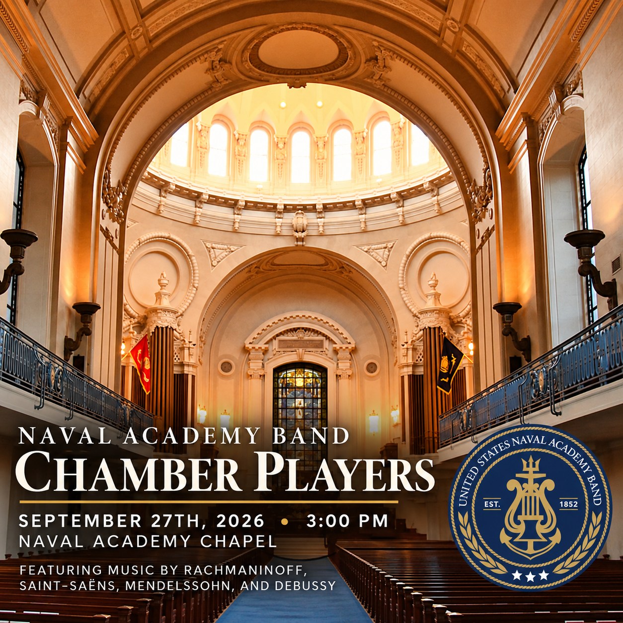 Naval Academy Band Chamber Players at USNA Chapel