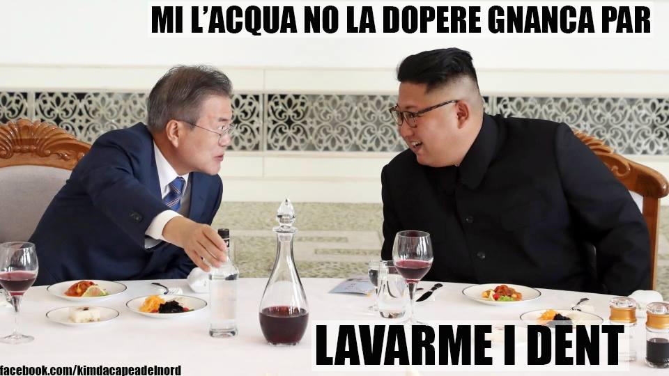 Kim - no grazie. L'acqua fà ruzen. | Facebook