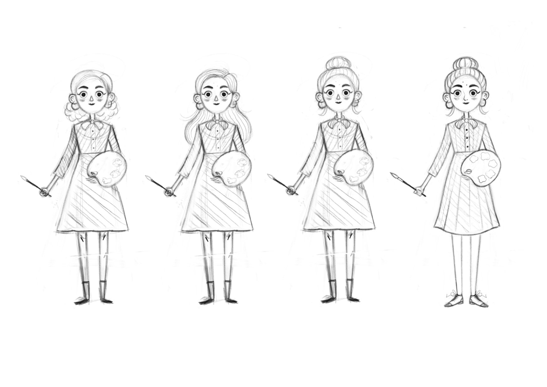 New character design, step by step! :) - MG'S Digital Art