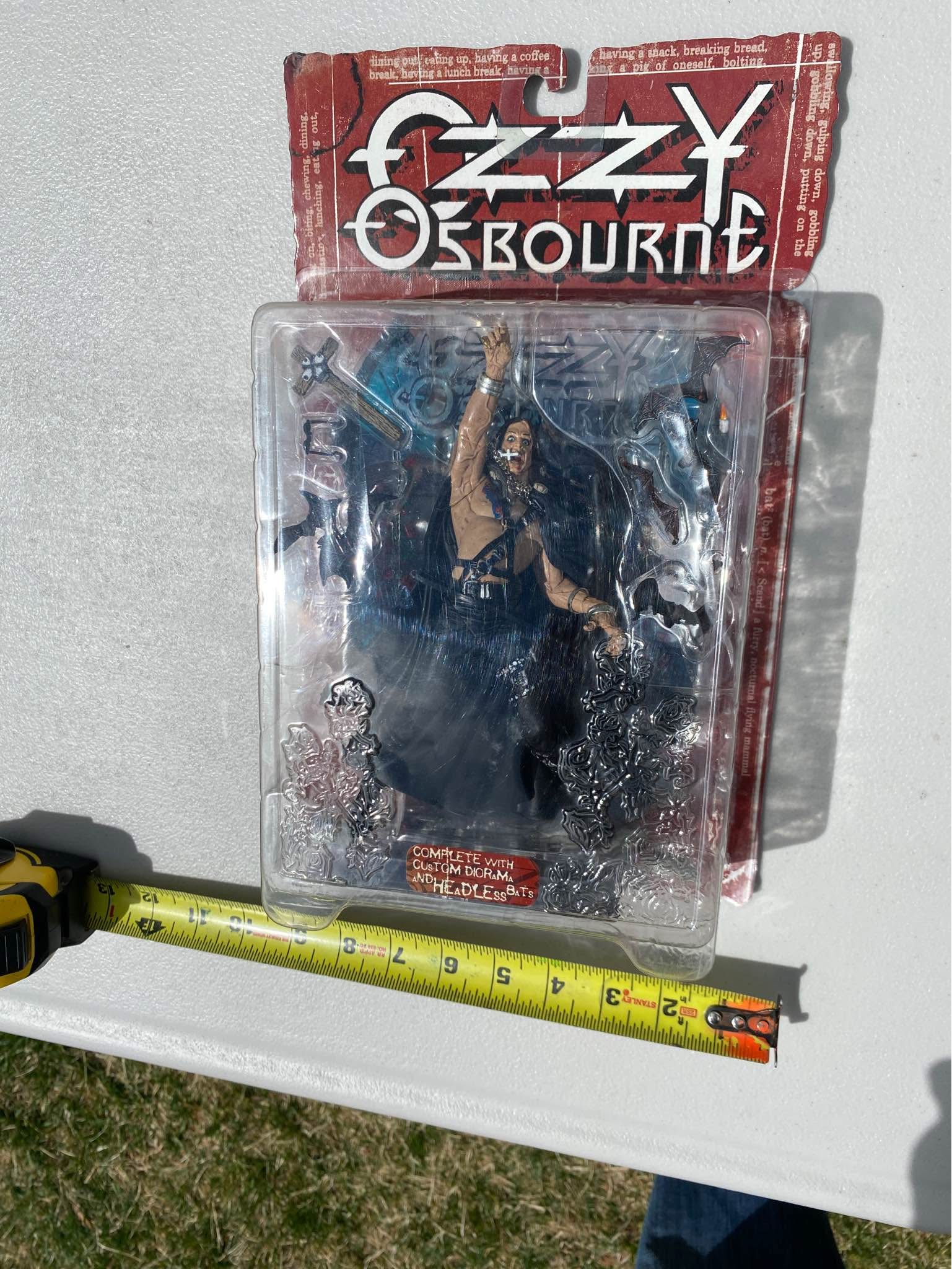 Vintage 1999 Mcfarlane Ozzy Osbourne Action Figure New In Package 