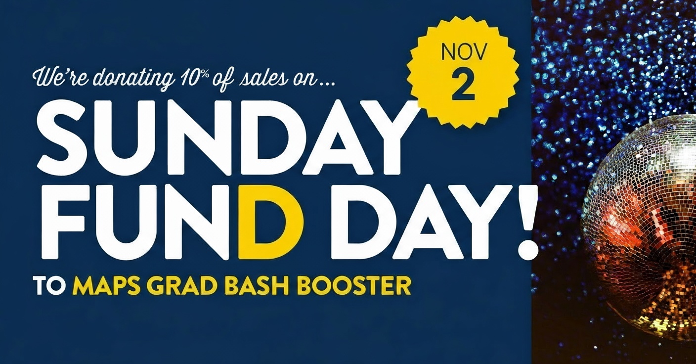 Sunday Fund Day at The Outsider 💸 Come Support MAPS Grad Bash Booster