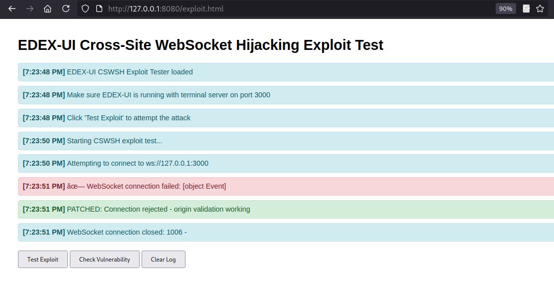 CVE-2023-30856 exploit and patch for edex-ui vulnerability