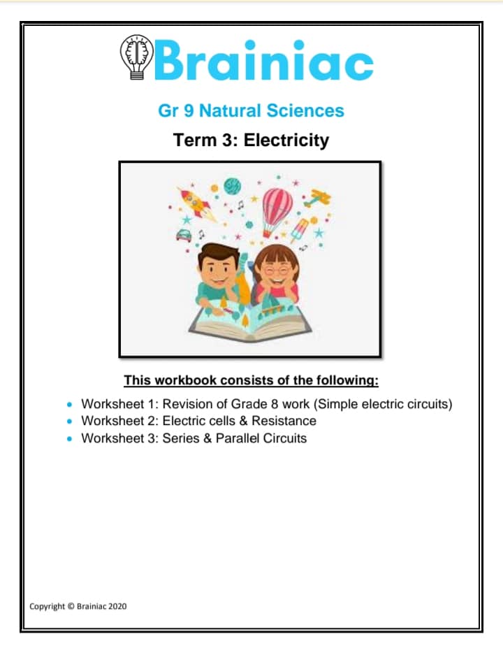 The Brainiac - Gr 9 Natural Sciences Worksheets 🤓 Term 3 -... | Facebook