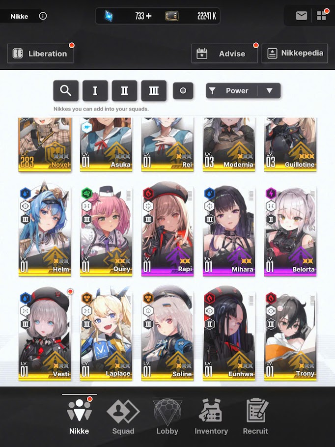 Selling High-Level Goddess of Victory Nikke Account with 85 SSR