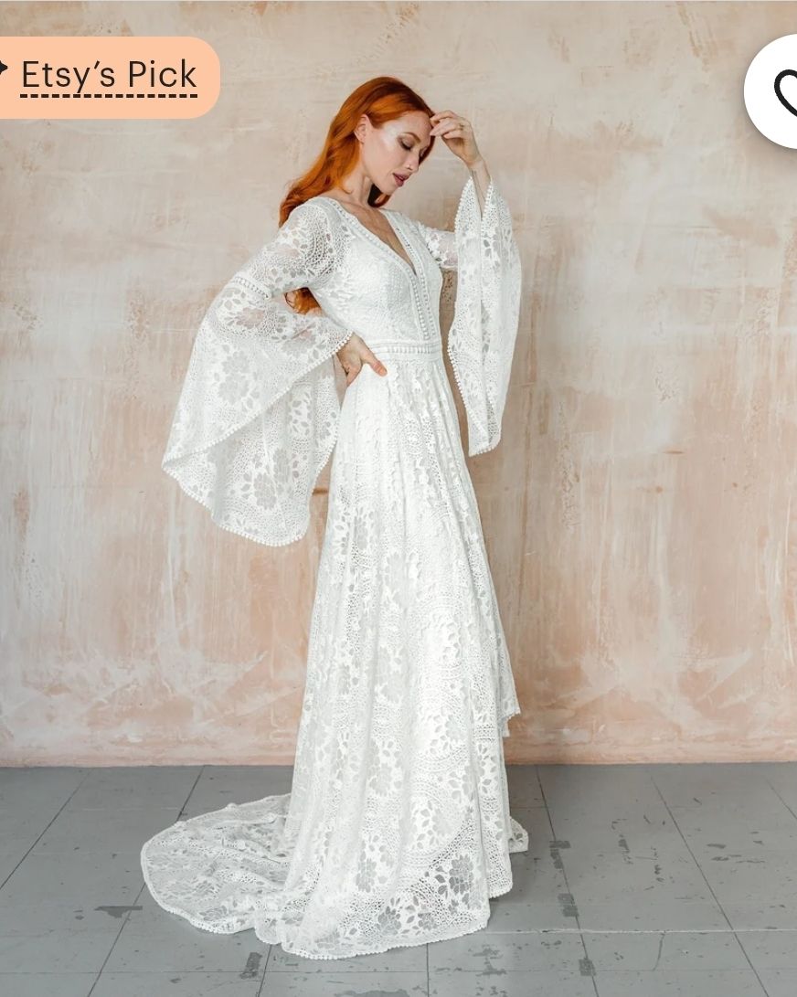 boho wedding dresses yorkshire Where to find with dramatic sleeves in Yorkshire? spirited elegance