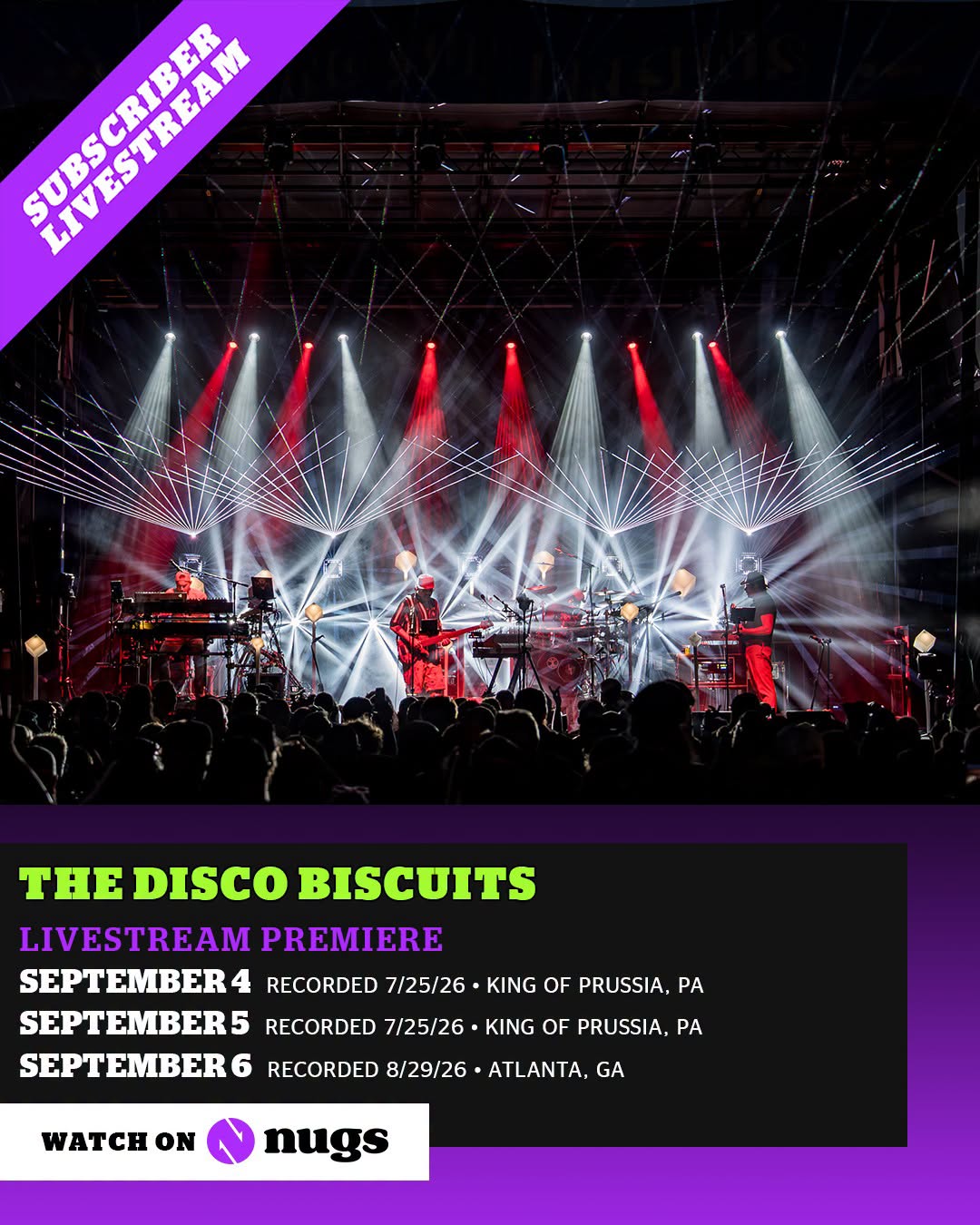 Labor Day Weekend premieres with The Disco Biscuits 👽 Watch both