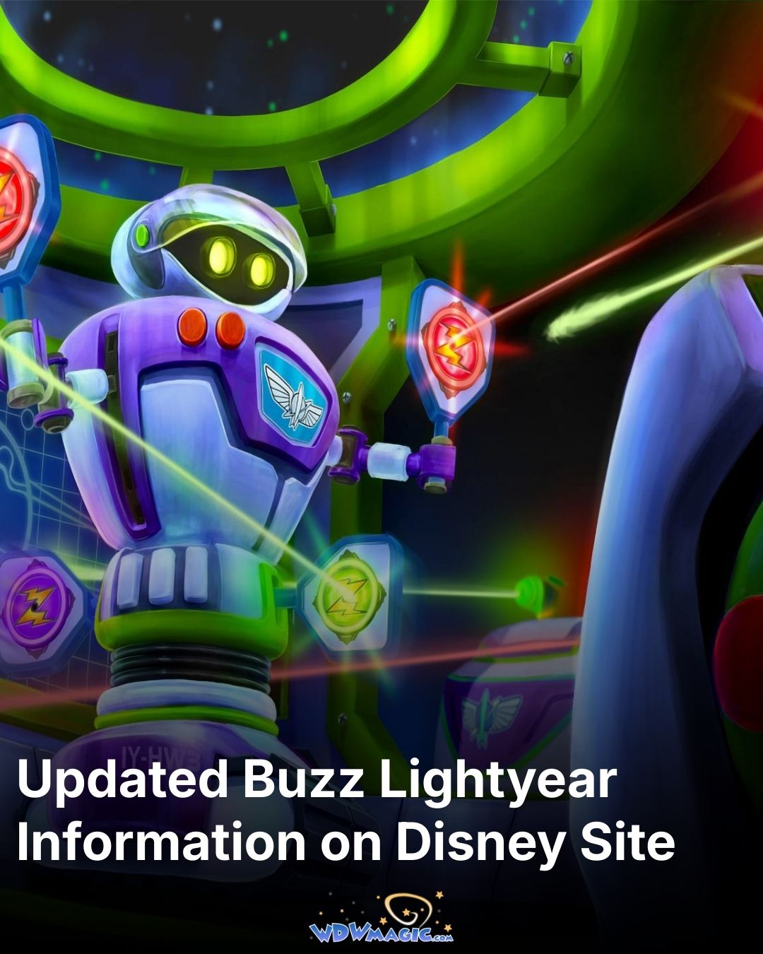 WDWMAGIC - Disney just updated the Buzz Lightyear webpage with new ...