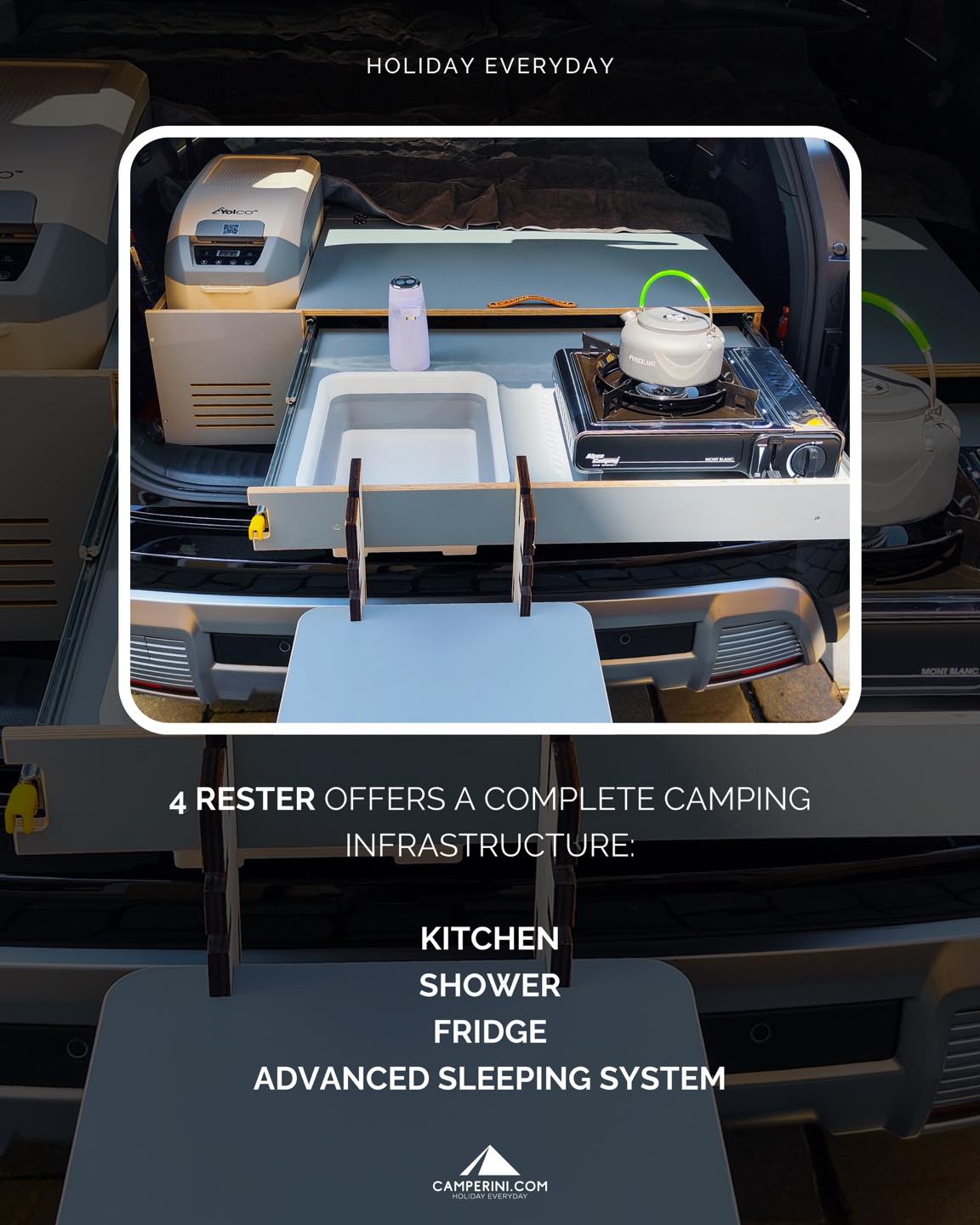 Camperini.com - 🇬🇧 before after This is what happens when a regular car ...