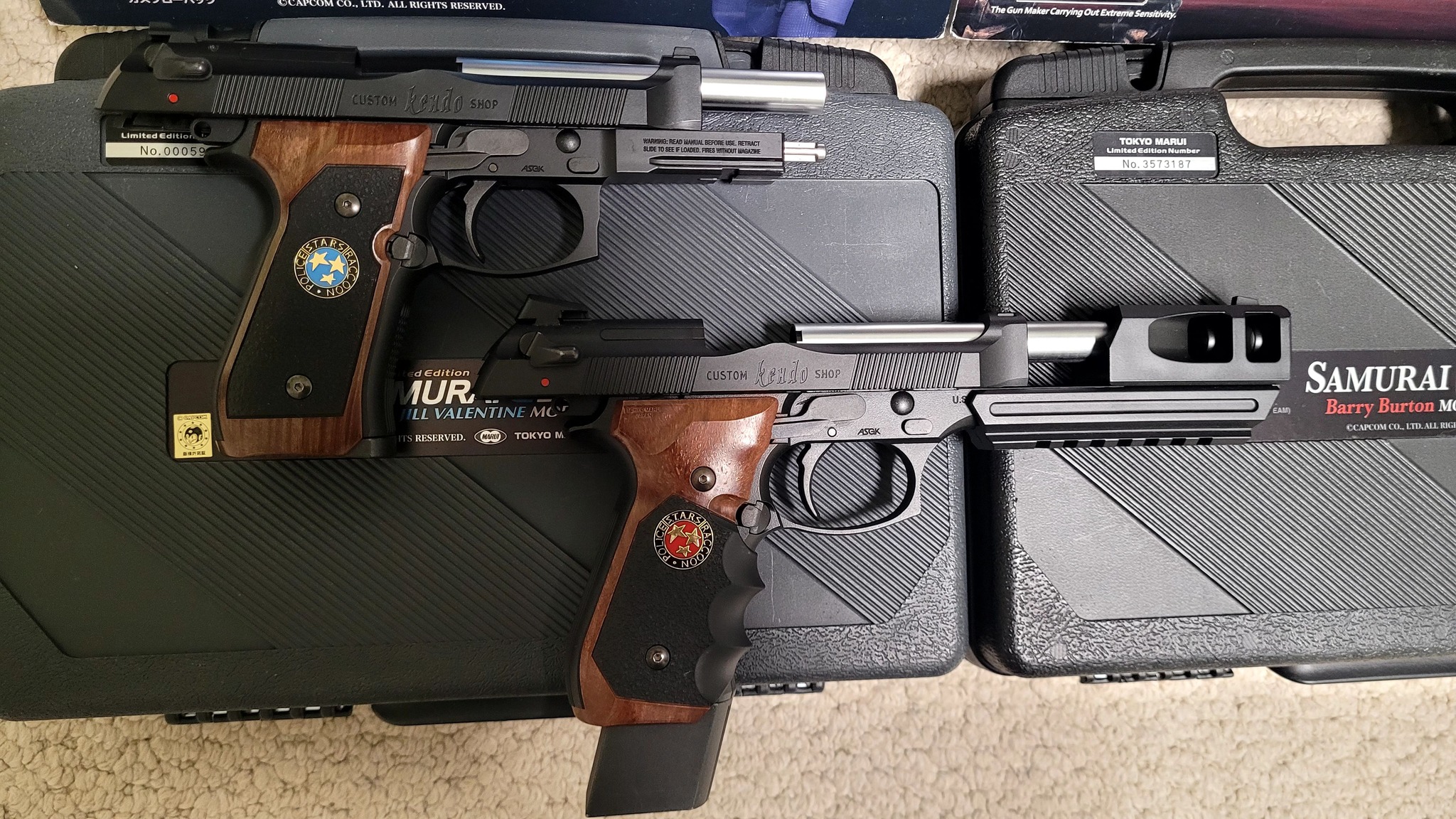 Réplique Tokyo Marui BIOHAZARD 3 SAMURAI EDGE Jill Valentine Modèle B - Bon état, Pièce Collector