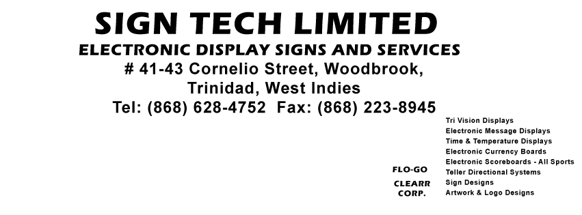 Sign Tech Limited | Port of Spain