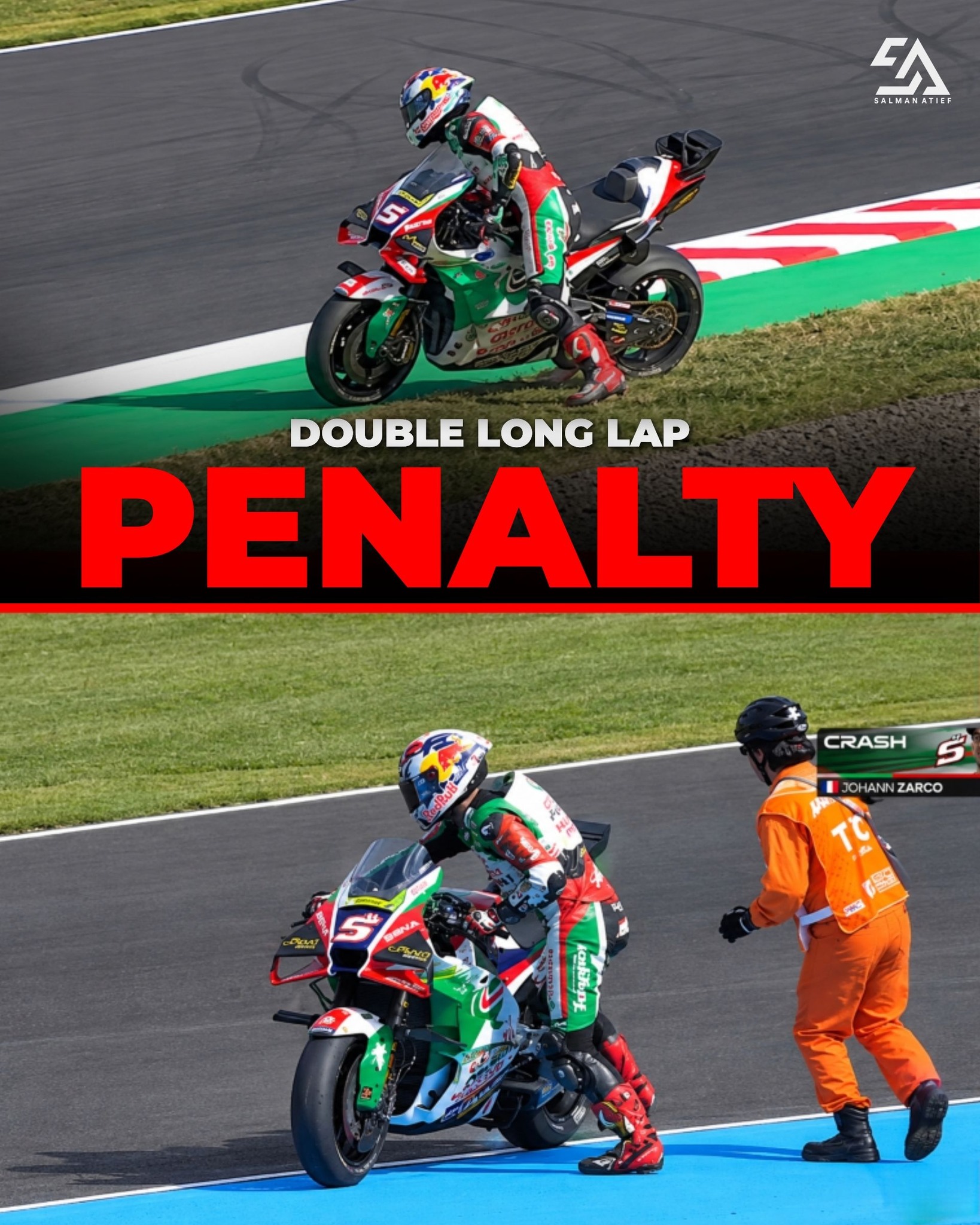 Johann Zarco given double long-lap penalty for Japanese GP