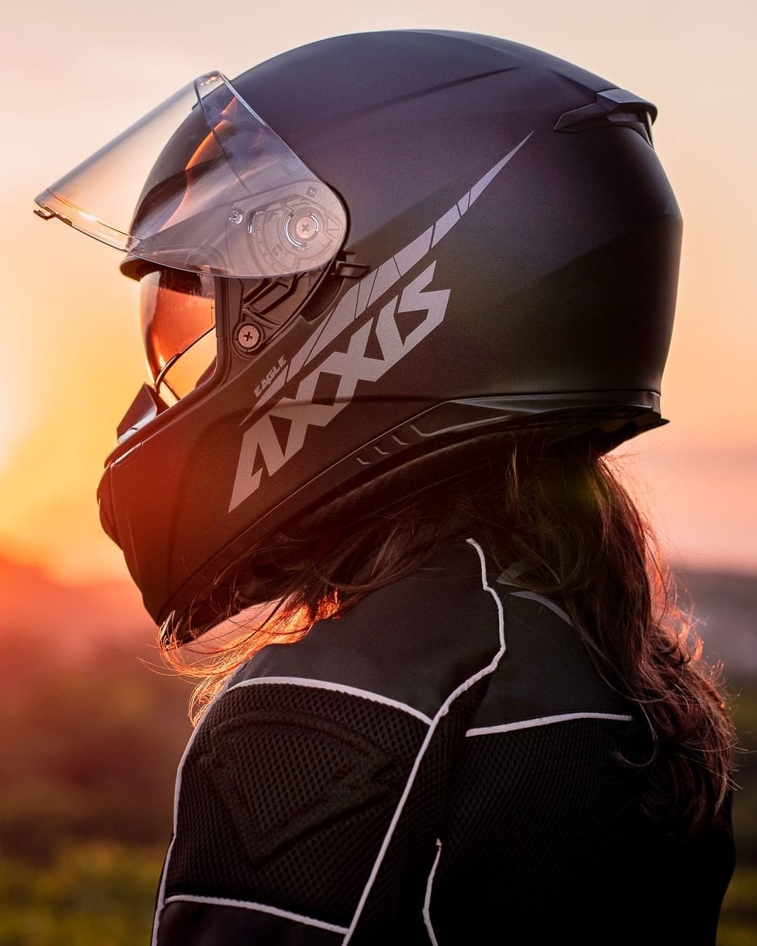 mt axxis eagle helmet SV ILLES GLOSS WHITE RED – Destination Moto 🔥 AXXIS - EAGLE SV