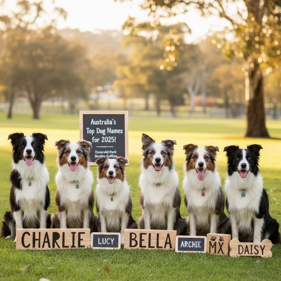 🐾 Australia’s Top Dog Names... - Emerald Park BorderCollies | Facebook