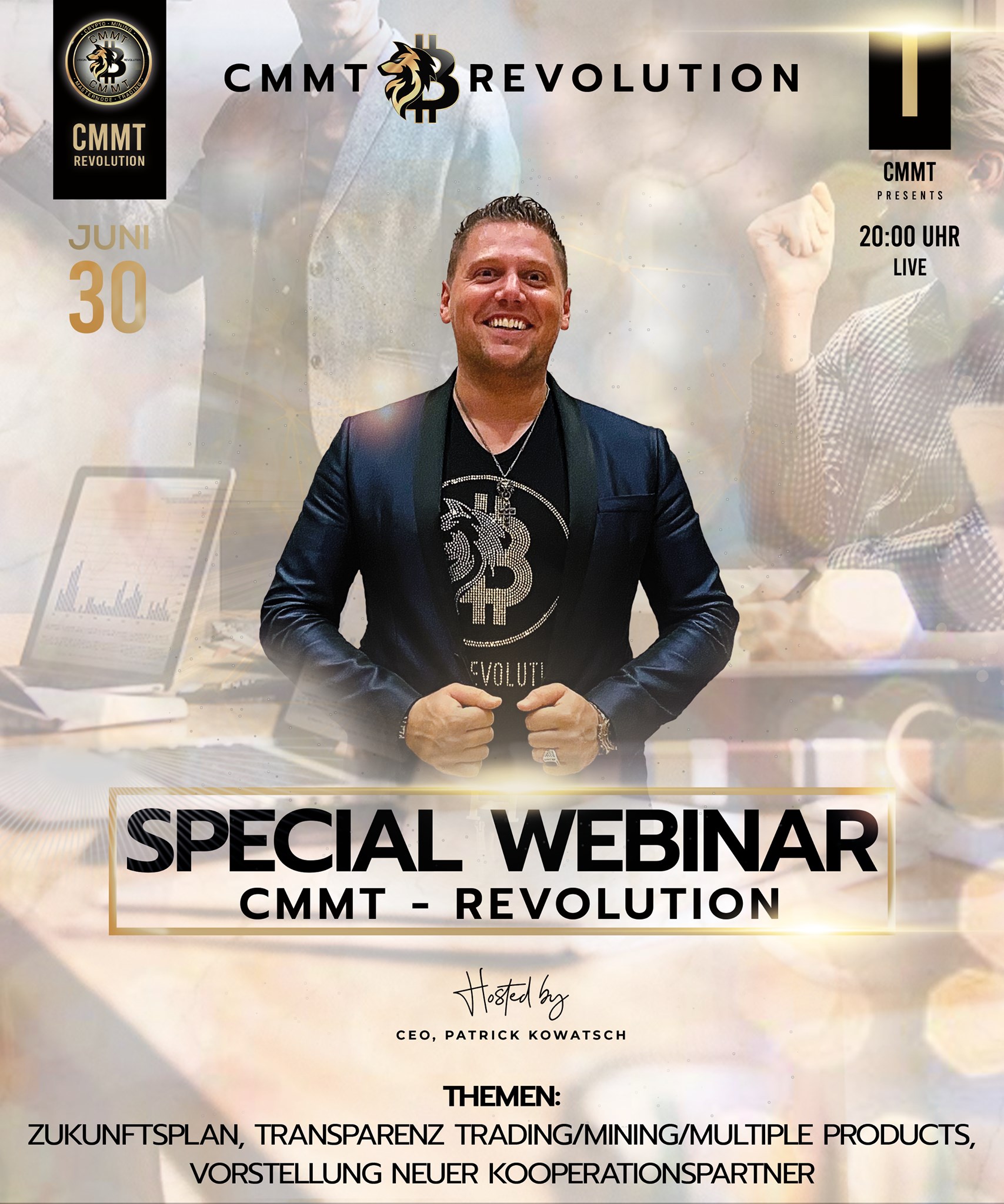 CMMT Revolution - 🇩🇪 Das Special Webinar mit unseren CEO...
