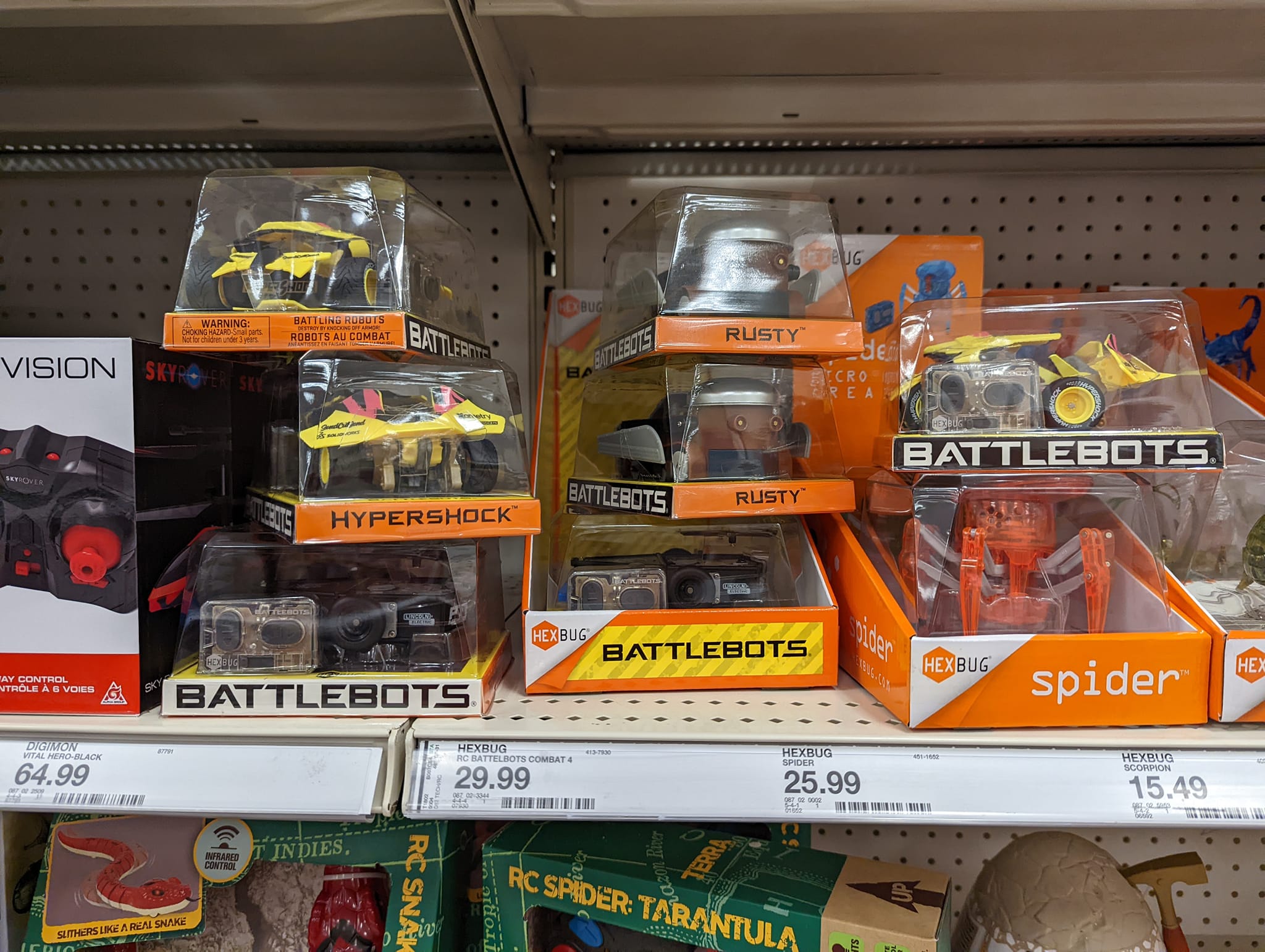 HEXBUG BattleBots Rivals 5.0 (Rotateur et Canard) Jouets pour Enfants – Bugs hexagonaux Amusants Battle Bot – Jouet Robot télécommandé – Piles incluses – À partir de 8 Ans HEXBUG BattleBots Rivals 5.0 (Rotateur et Canard) Jouets pour Enfants – Bugs hexagonaux Amusants Battle Bot – Jouet Robot télécommandé – Piles incluses – À partir de 8 Ans