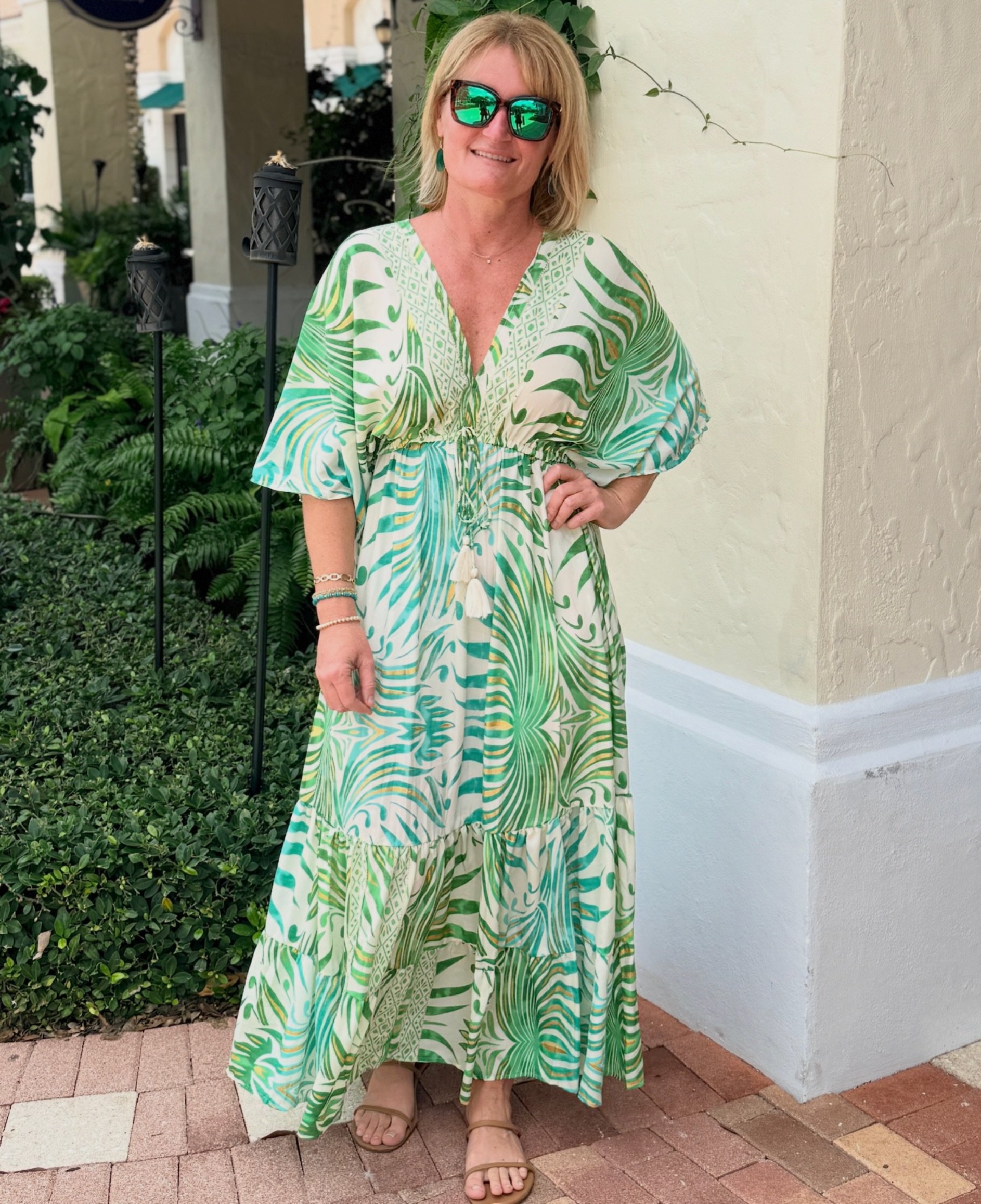 tropical flowy dress Tide Maxi for Sunny Days SID-MG2601450