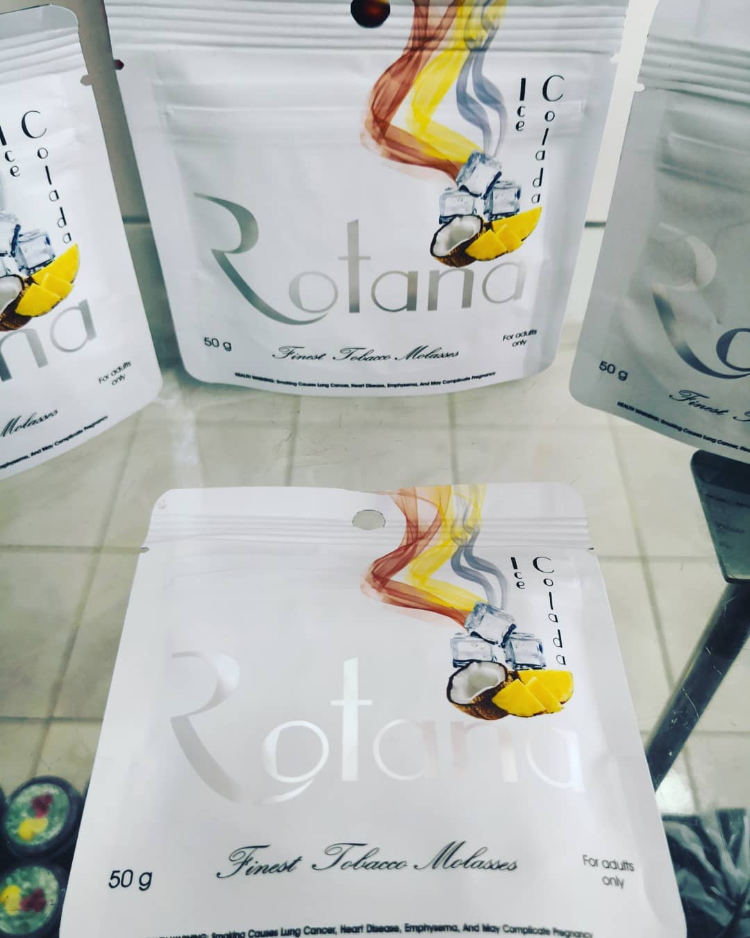 Tabaco Rotana Ice Colada, Más Todos Los Demás Sabores En 50 Grs. Y 250 Grs.  Al Por Mayor Y Detalle Con Precios Mejorados 100% Garantizado... . Av. Juan  Pablo Duarte No.49, Casi