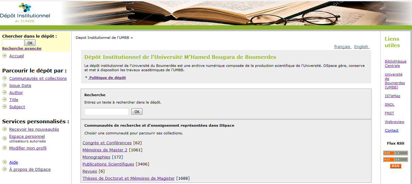 #بوابة_الإنتاج_العلم... - Bibliothèque Centrale Univ-Boumerdes