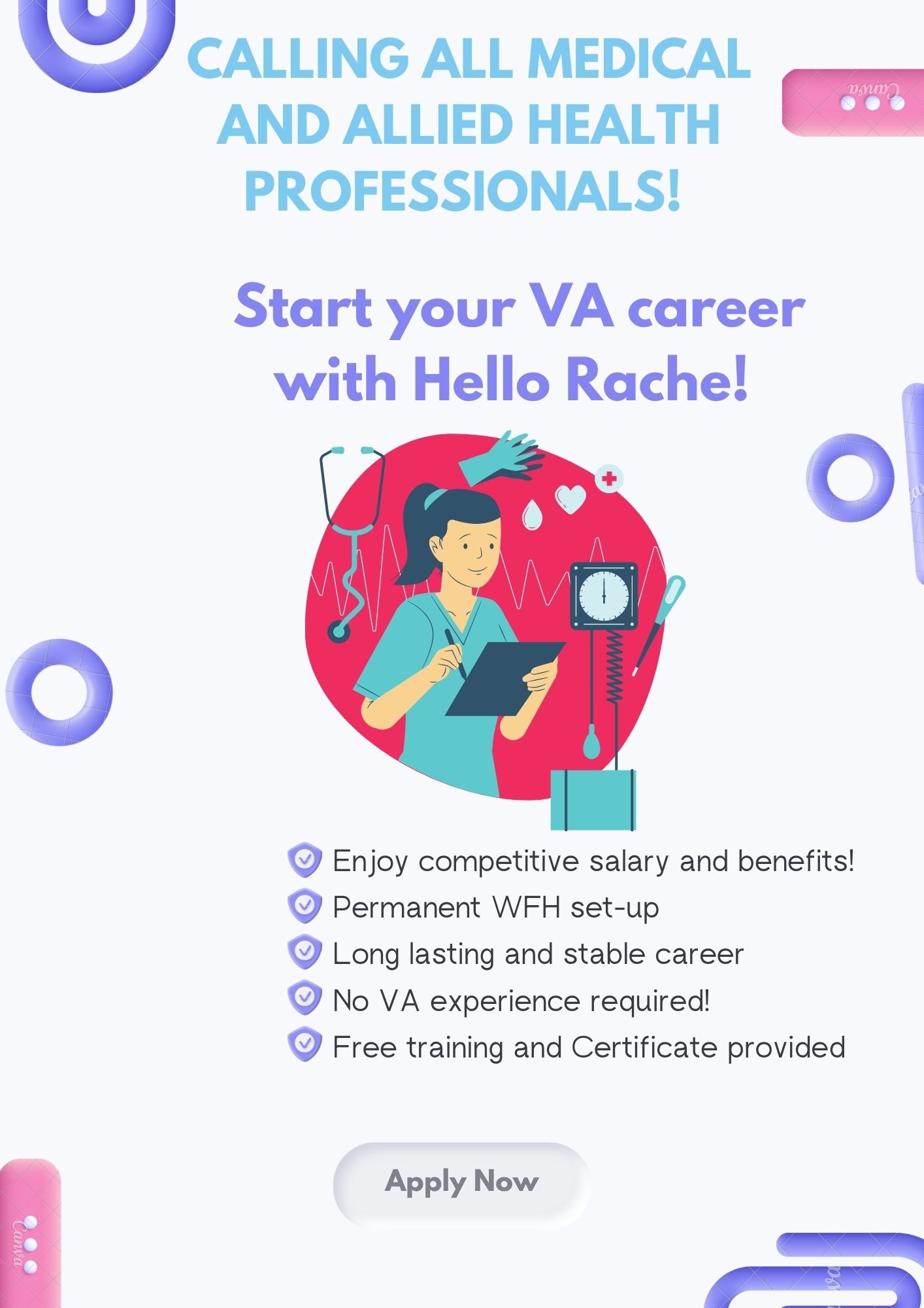 Medical and Healthcare VA community | HELLO RACHE IS ACCEPTING NEWBIES ...