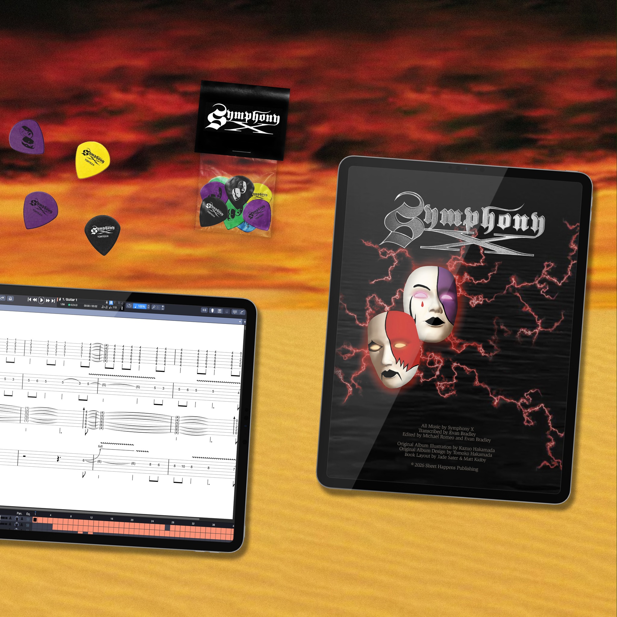 本 symphony x 【Iconoclast】 ギター用TAB BOOK