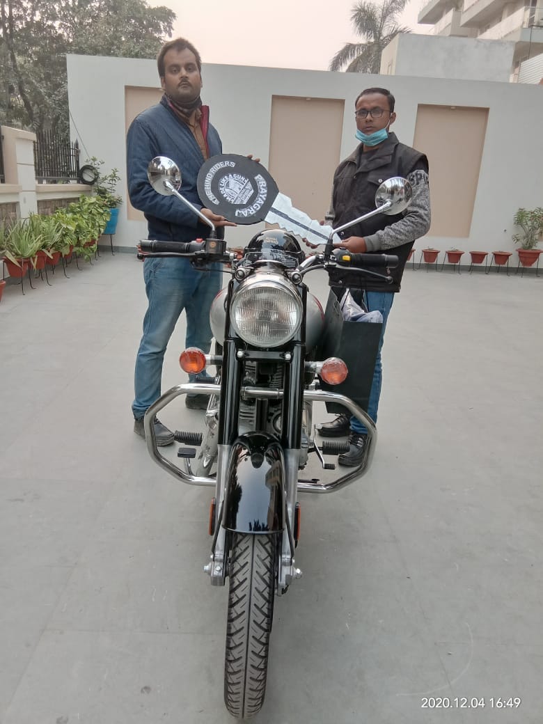The Hind Riders Royal Enfield, Prayagraj - Congratulations Mr. Deep ...
