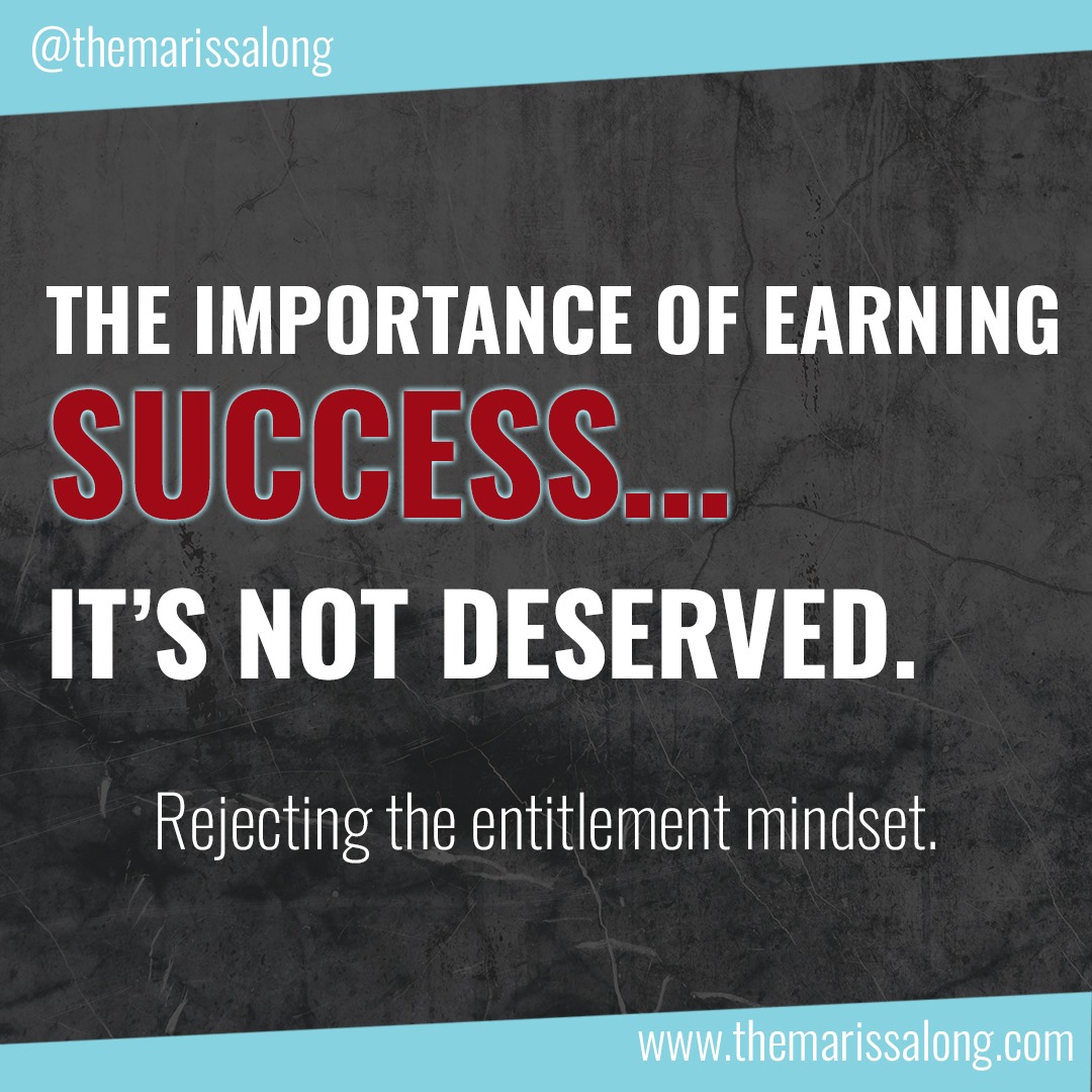 Marissa Long - There is an entitlement complex trending in...