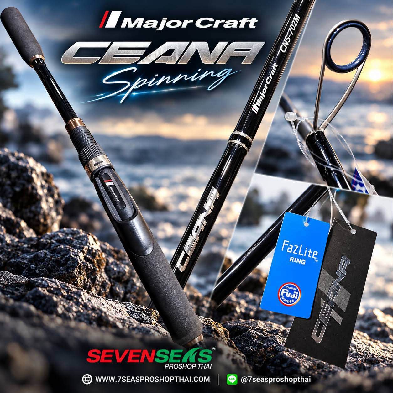 Major Craft Triple Cross Eging #TCX-862EL (Spinning) Length 8'6
