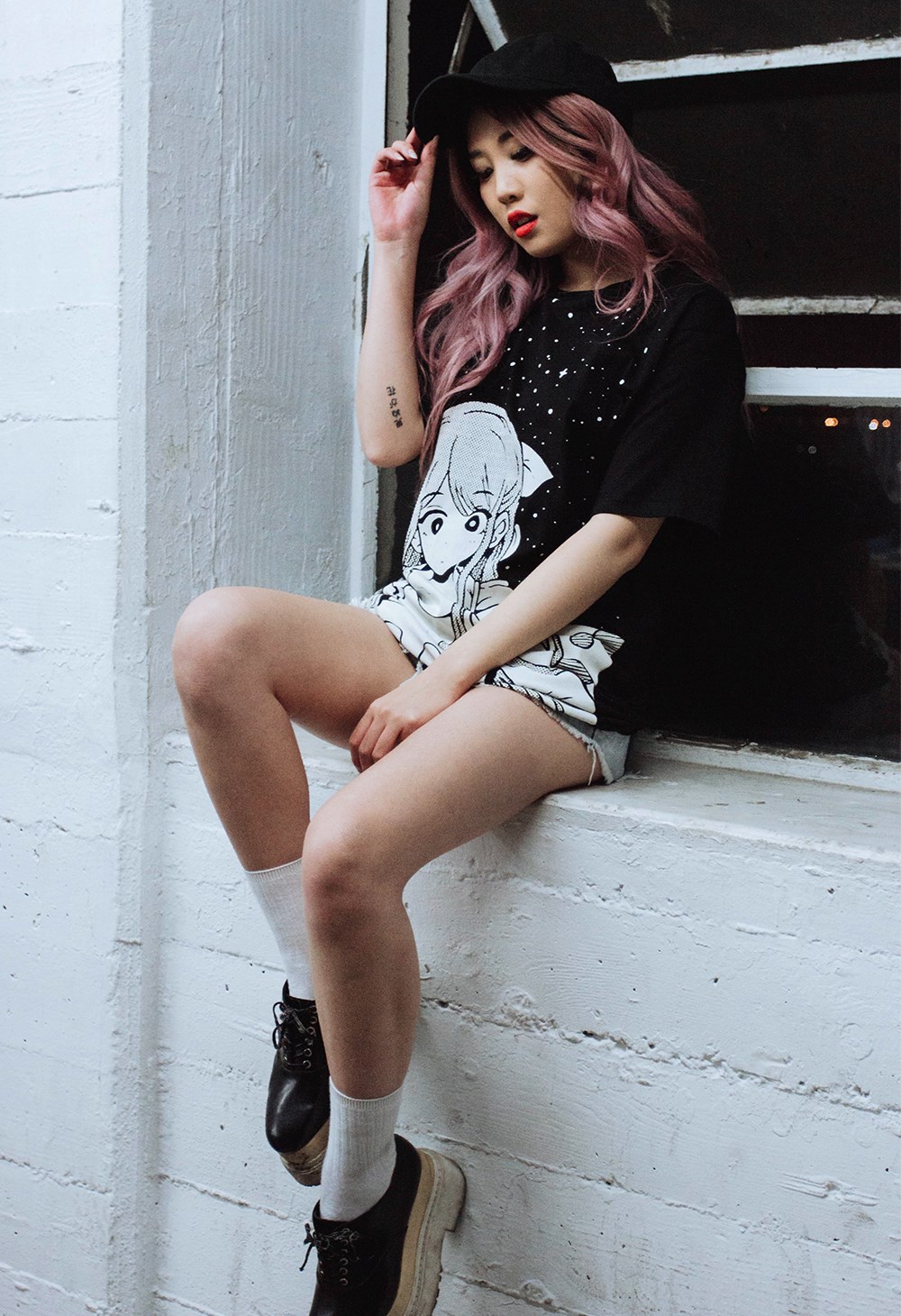 Omocat x Porter Robinson t-shirt featuring Rin now available