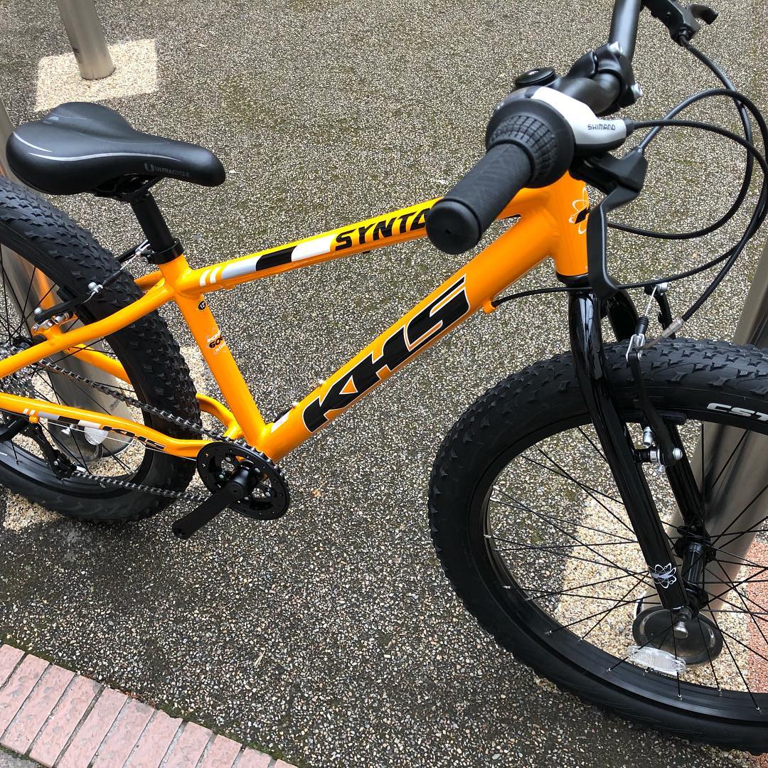 KHS SYNTAUR+ 24. キッズ用MTBにもプラスタイヤ！子供用MTBに付いて 