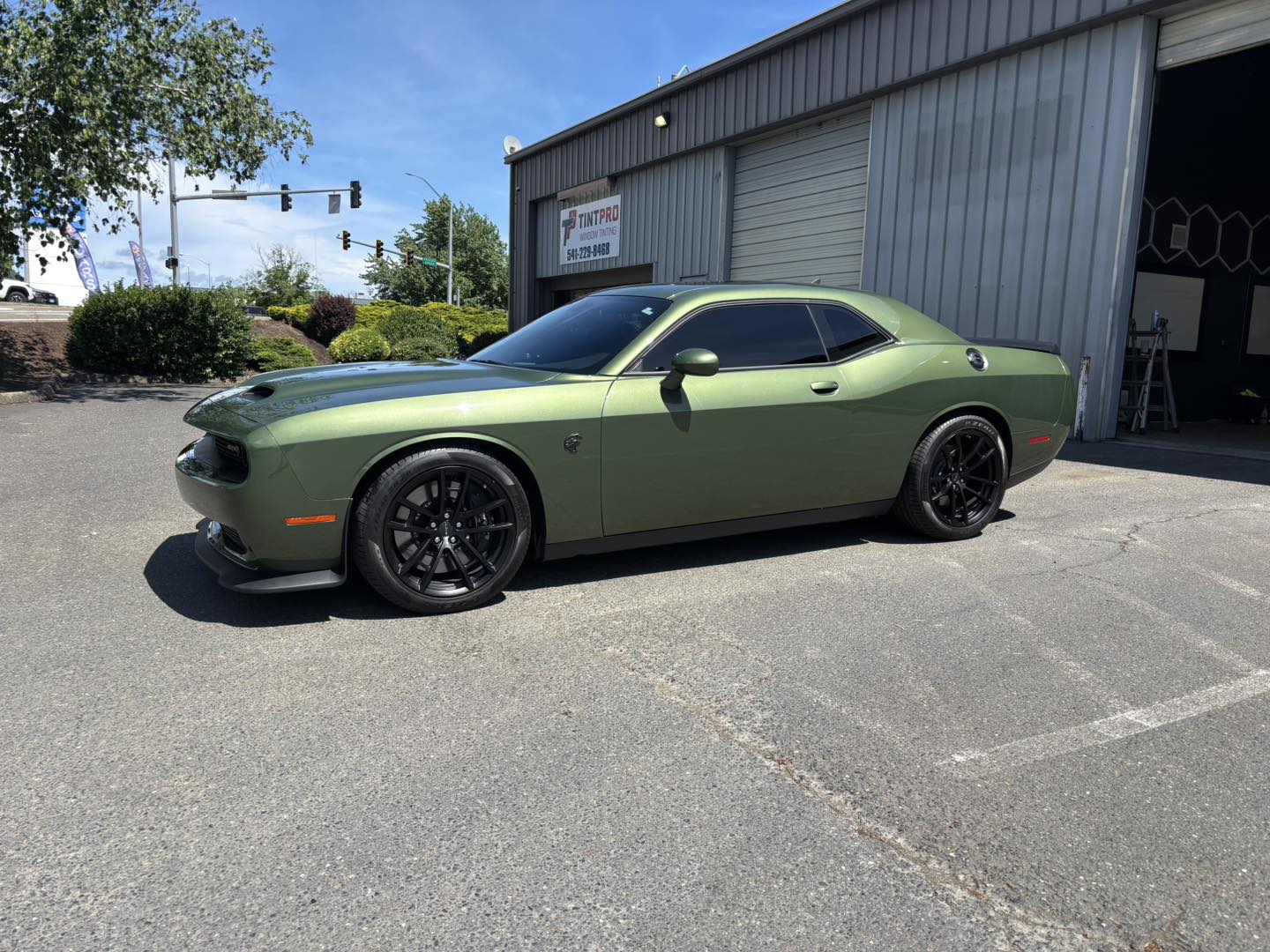 パッチワーク　ガーランド☆グリーン Hellcat gets premium ceramic coating and window tint