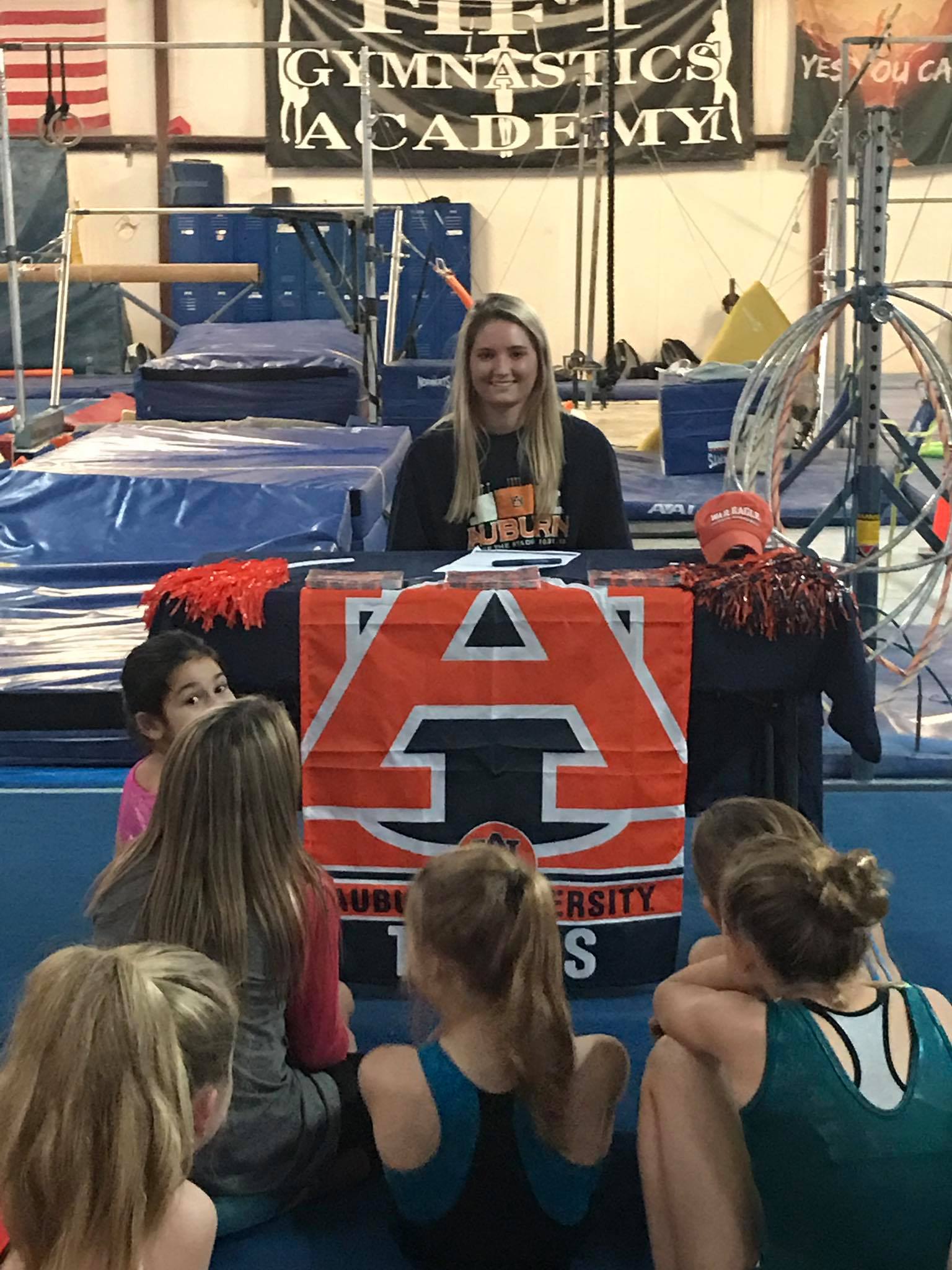Anna Sumner signs with Auburn... - Tift Gymnastics Academy