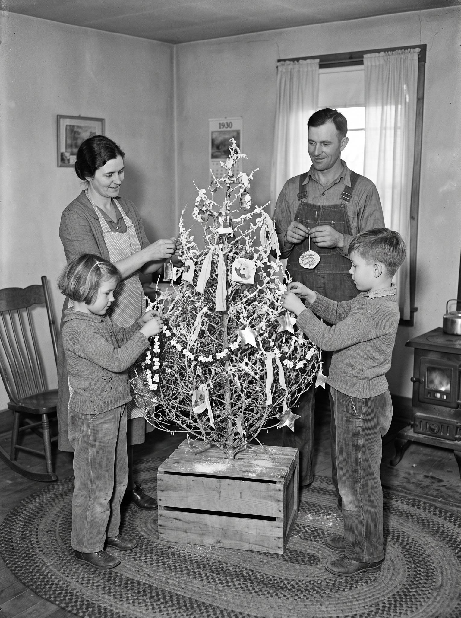 Recreating 1930s christmas tree decorations