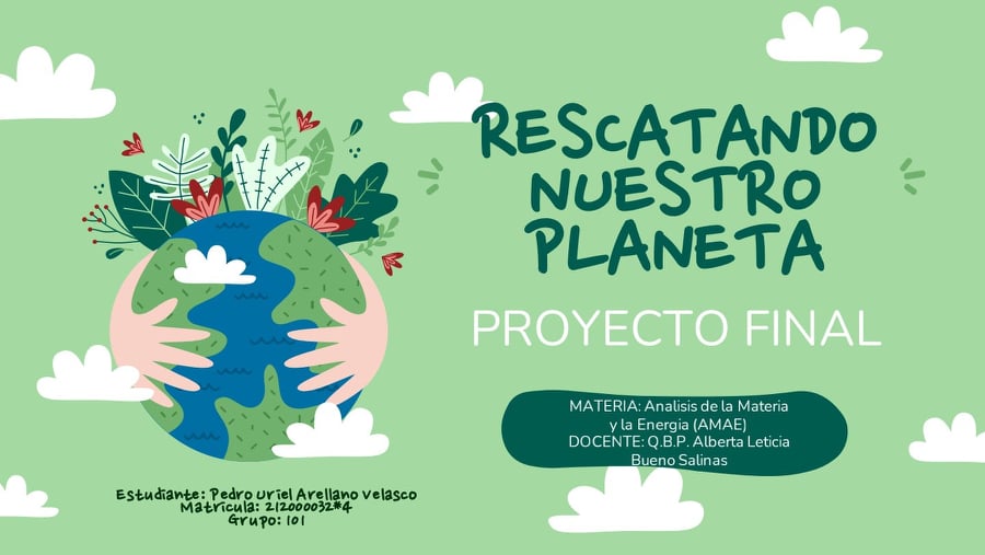 Rescatando Nuestro Planeta