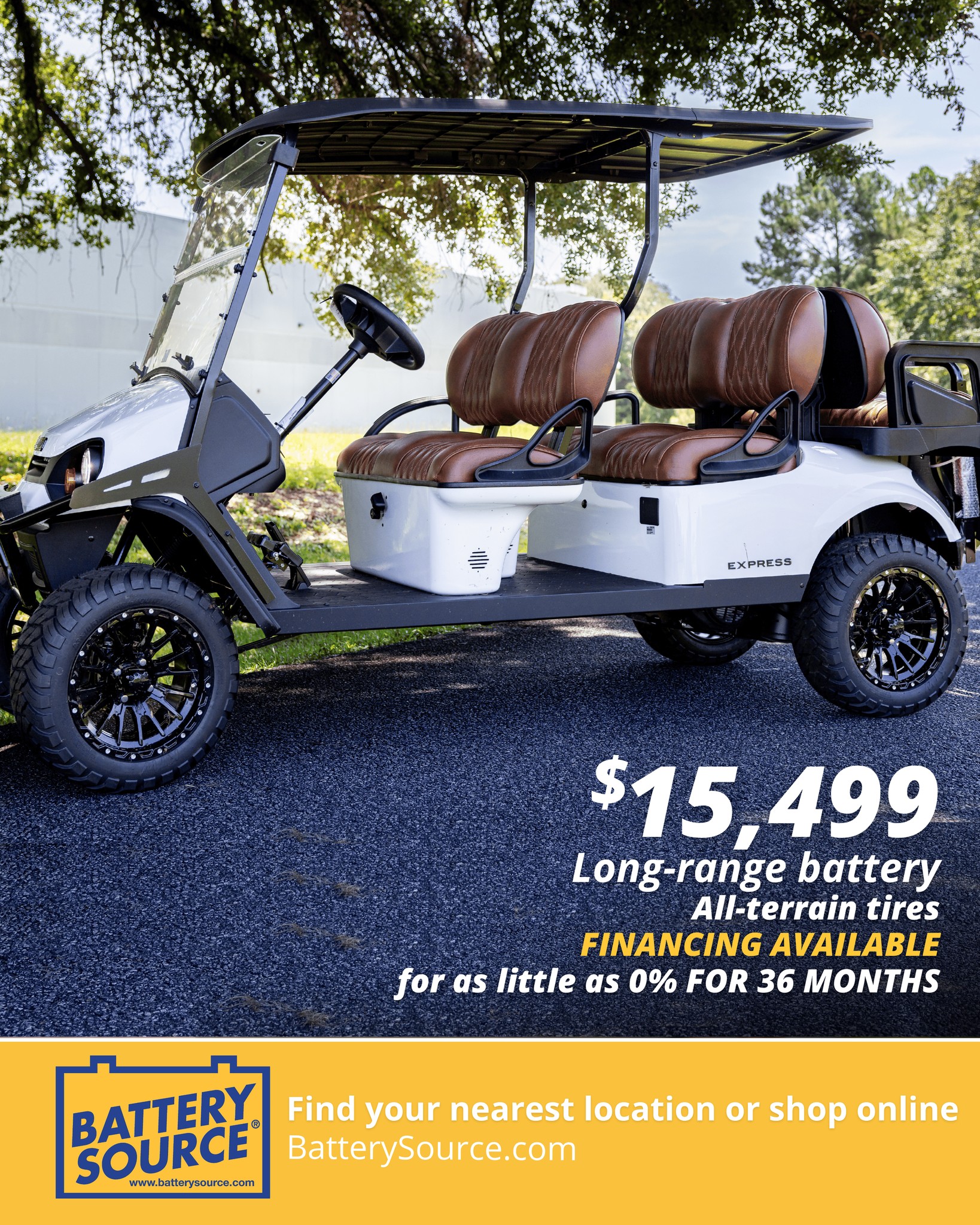 Battery - Rolling in style with the 2026 E-Z-GO Express 6 — your next ...