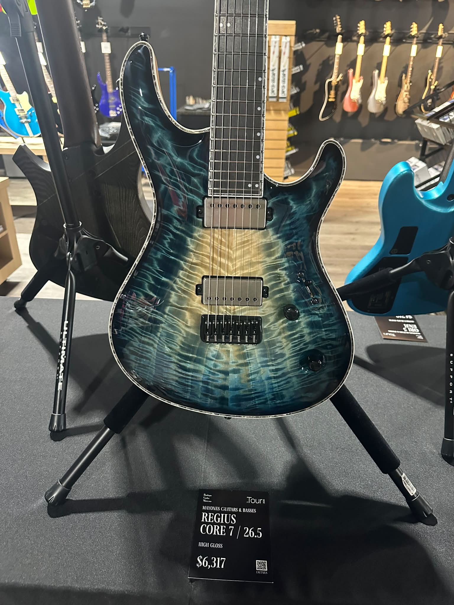 Mayones - Mayones Regius 6 PRO Gothic Custom Shop, Hand-selected