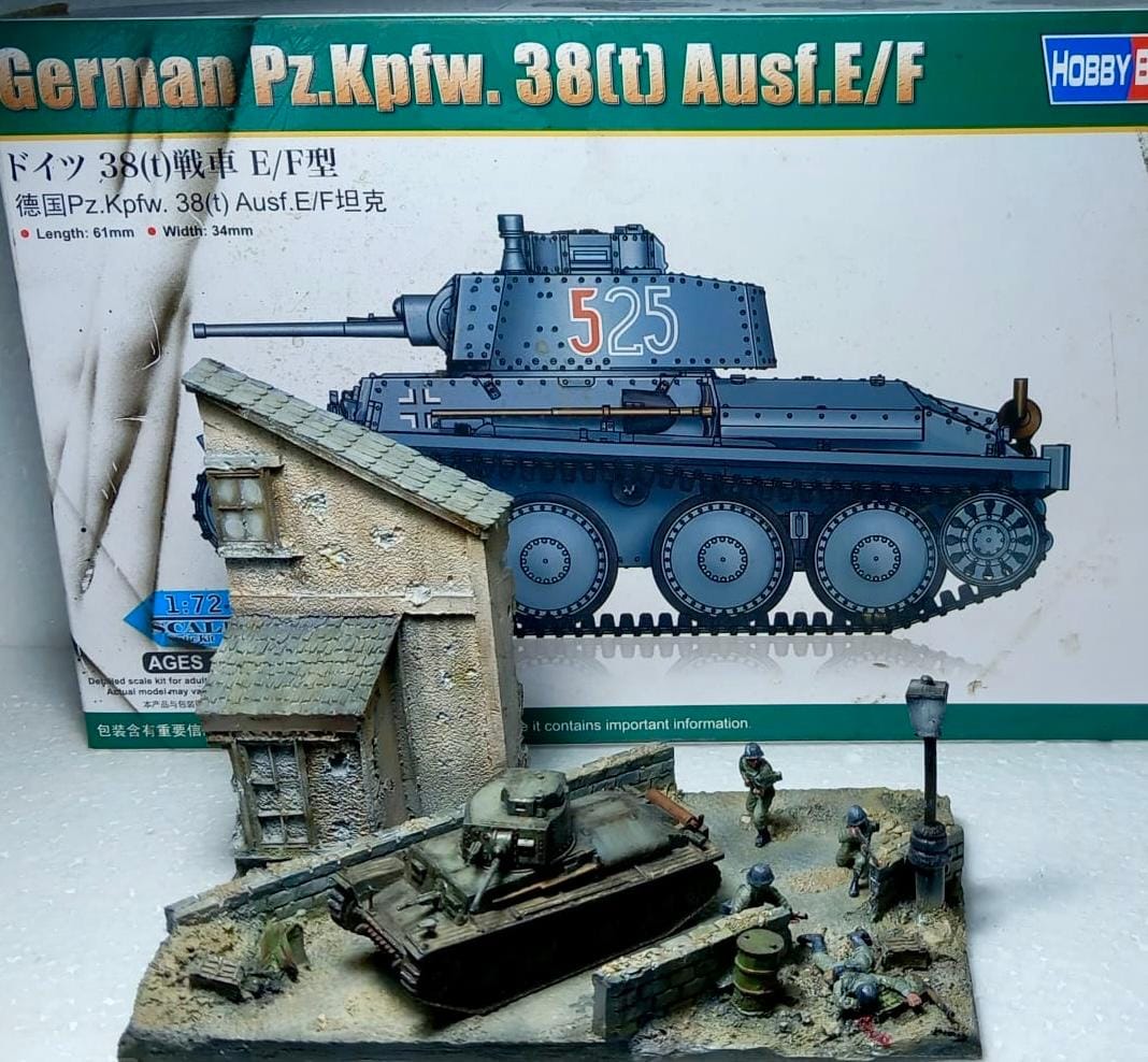 German Panzer Kpfw.38(t) Ausf.E/F Hobby Boss 80136