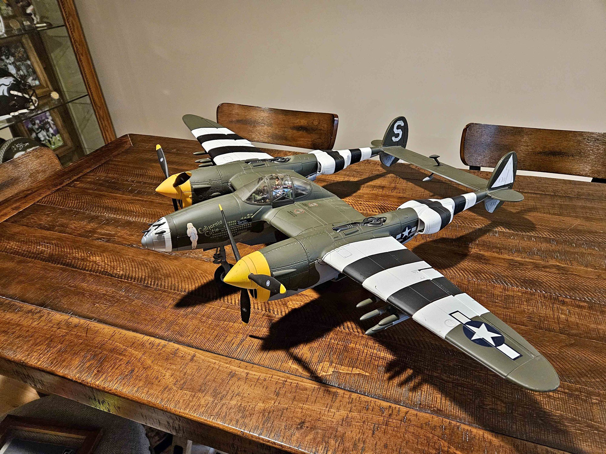 1:18 Scale P-38 Lockheed Lightning WWII Plane. 21st Century Model/Toy ...