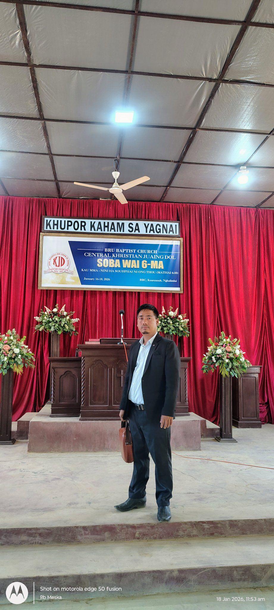 Bru Baptist Khristian juaing Dol Longkai Pastor Muja OB kta 2027 to ...