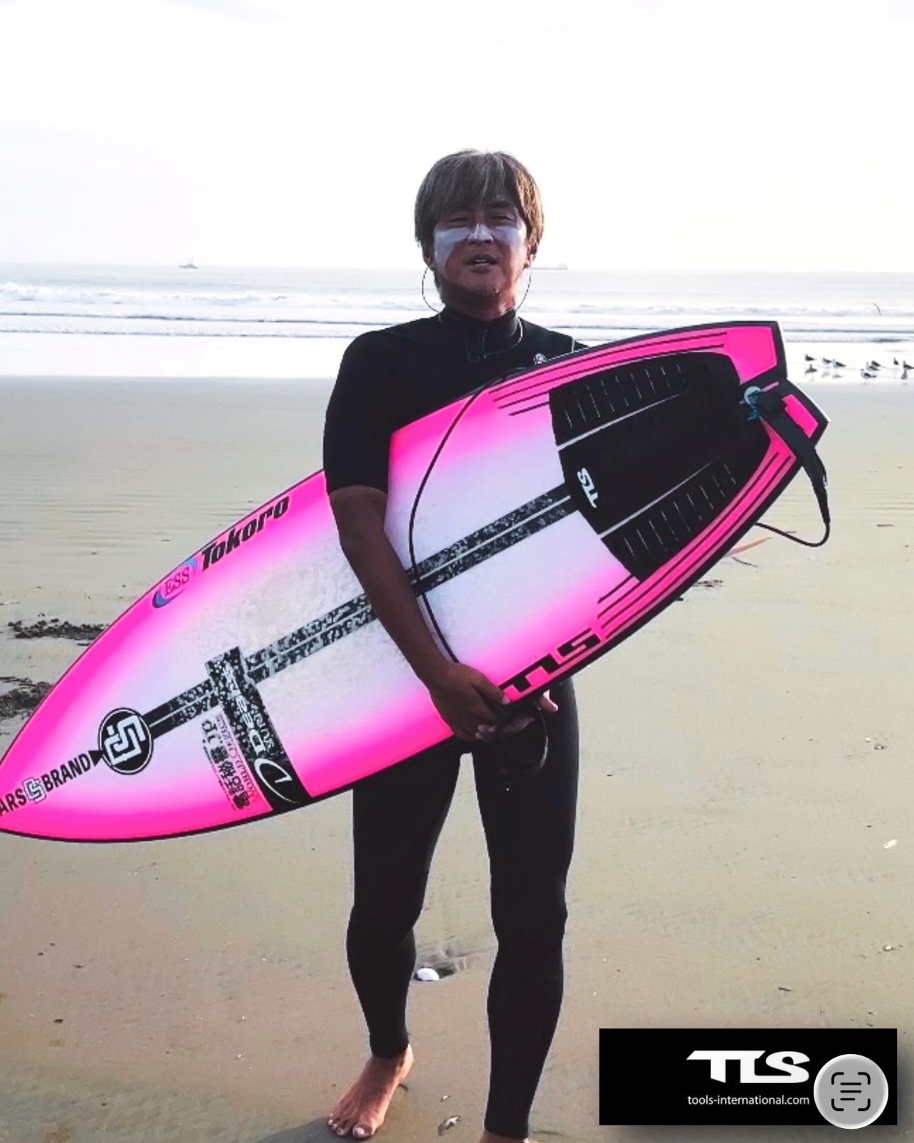 DS Surfboard シェイパー高橋真人 ブラシ・ラミネートMasterWorks社 一