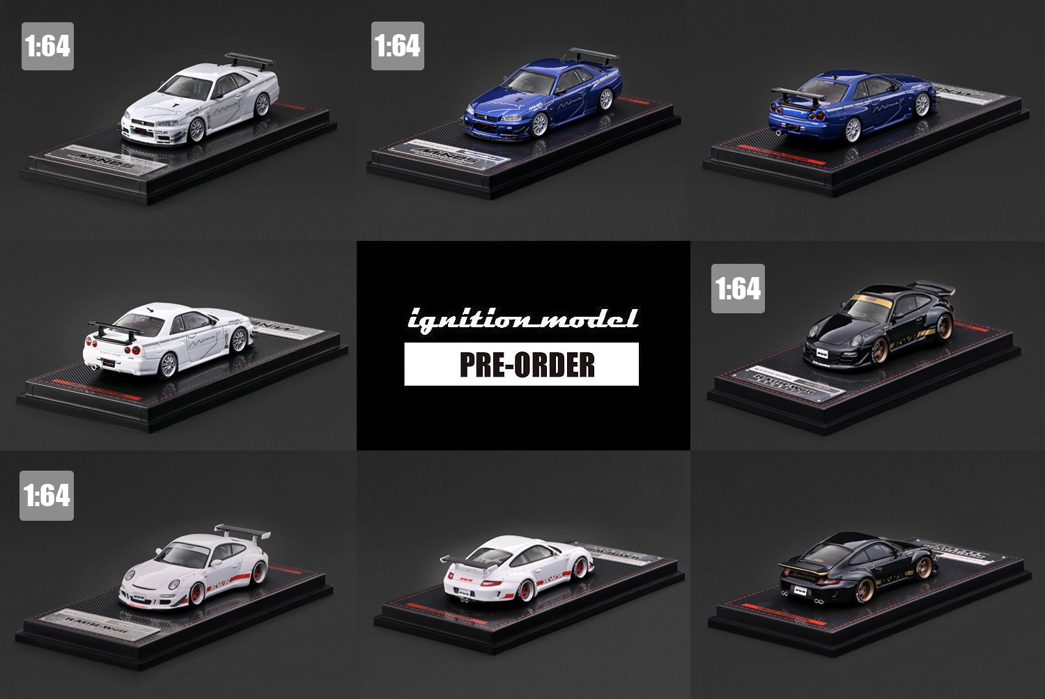 RE雨宮「1/18RX-7（FC3S）」カラーサンプルUP＞ RE雨宮「1/18 RX-7