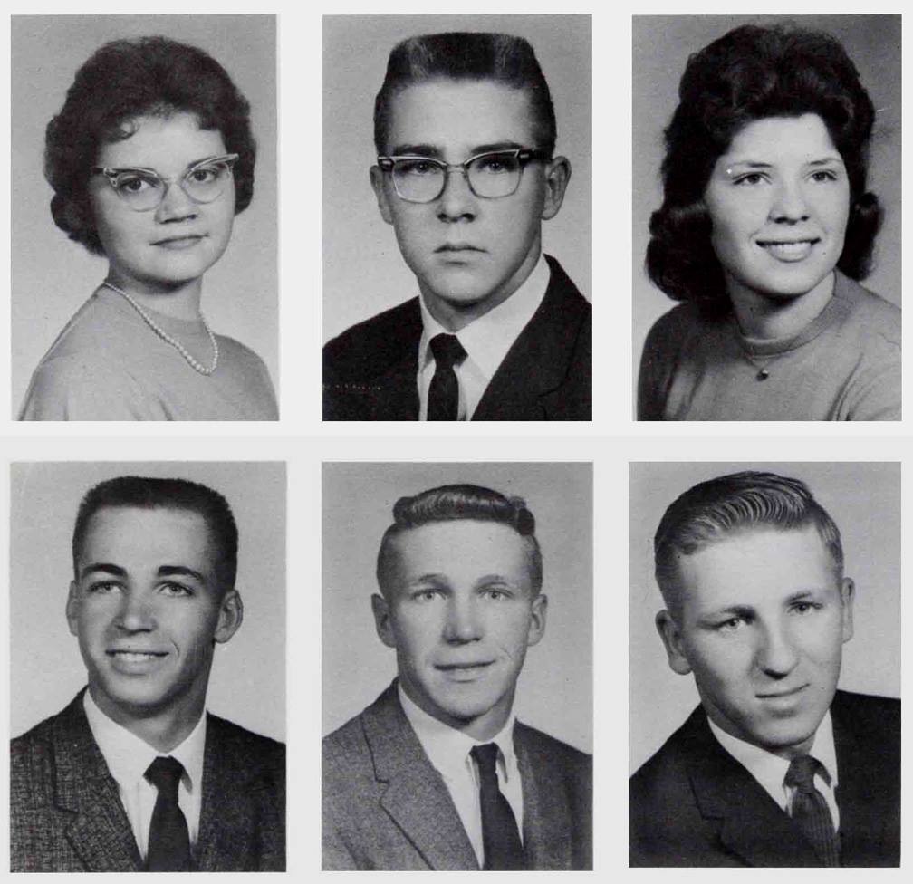 Ashley - Part 2 of the Class of 1962 ~ Top left to right ~ Eugene Kral ...