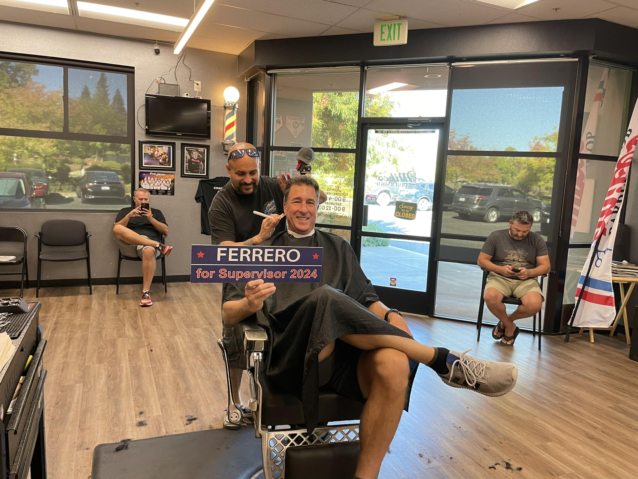 Mike's Barbershop in Newark, Ohio, on S. 29th St
