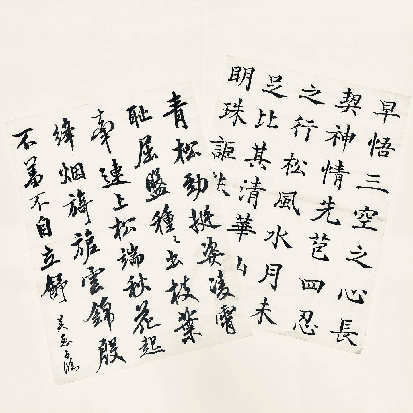 書道すみれ会 - 📚変わらず好きな古典 ◡̈♡﻿ ﻿ #褚遂良 #雁塔聖教序