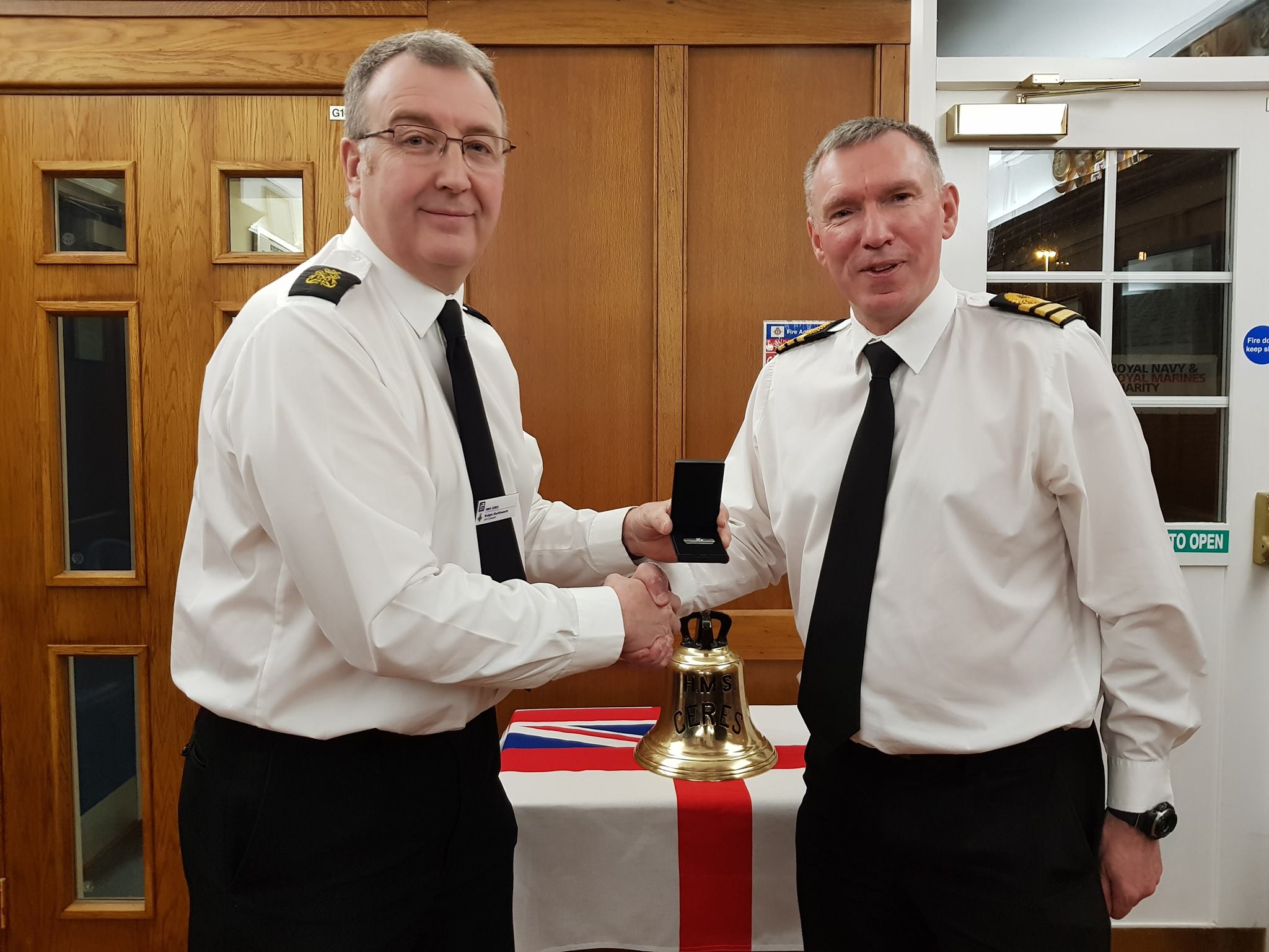 HMS Ceres - Commander Ian Berry, the Commanding Officer of... | Facebook
