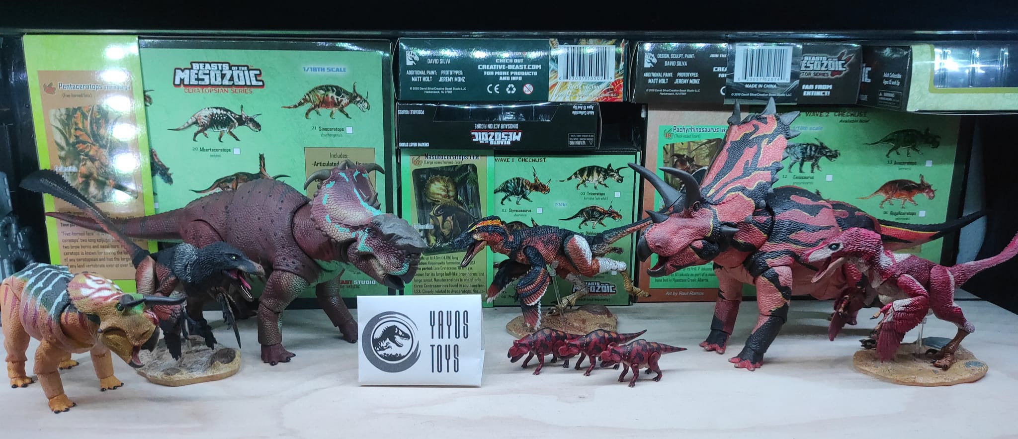 YAYOS - VENTA MOSOZOICA BOTM - BEASTS OF THE MESOZOIC •Nasutoceratops ...